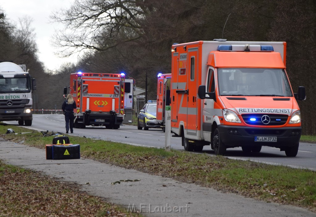 Schwerer VU Krad Pkw Koeln Porz Eil Grengeler Mauspfad P115.JPG - Miklos Laubert